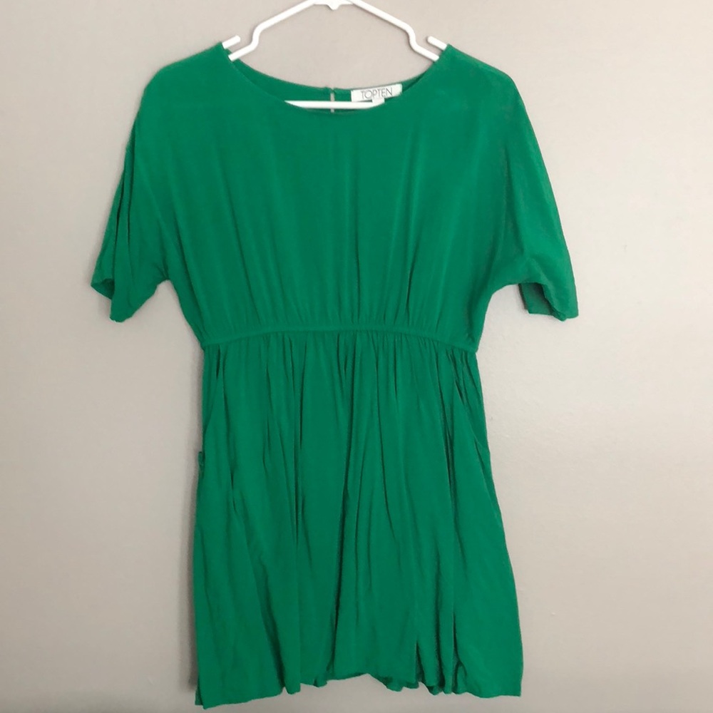 Green Skater Dress